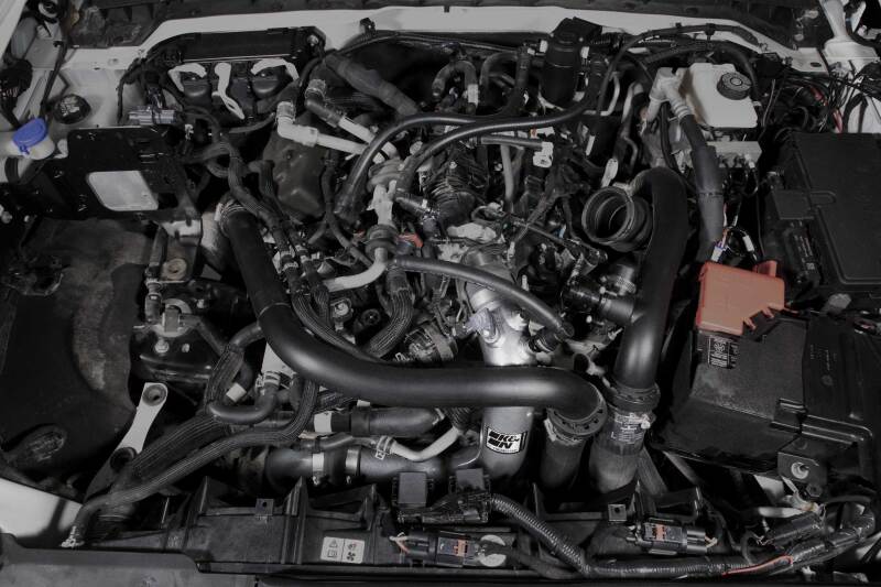 K&N Engineering Turbo Inlets K&N 2023 Ford Bronco Raptor 3.0L V6 Aluminum Charge Pipe Kit - Gunmetal Gray