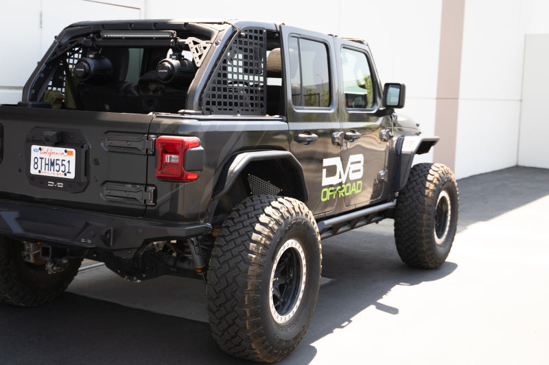 DV8 Offroad Body Armor & Rock Rails DV8 Offroad 18-23 Jeep Wrangler JL 4 Door FS-15 Series Rock Sliders