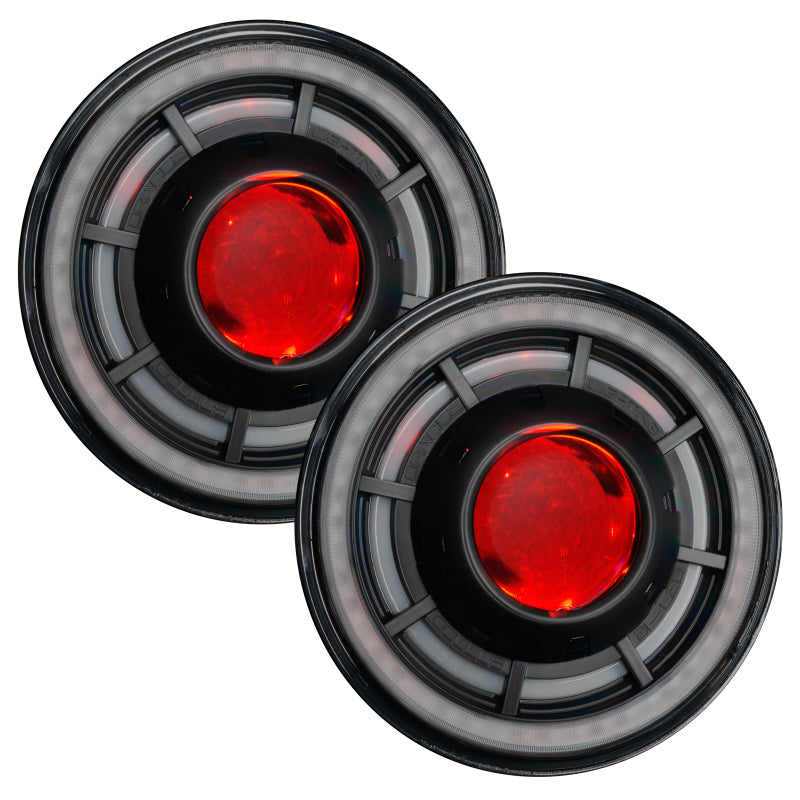 ORACLE Lighting Light Bars & Cubes ORACLE Lighting 0718 Jeep Wrangler JK Oculus 7in ColorSHIFT BiLED Projector Headlights SEE WARRANTY