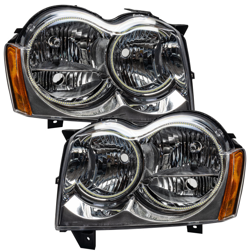 ORACLE Lighting Headlights Oracle 05-07 Jeep Grand Cherokee SMD HL (Non-HID) - ColorSHIFT w/ BC1 Controller