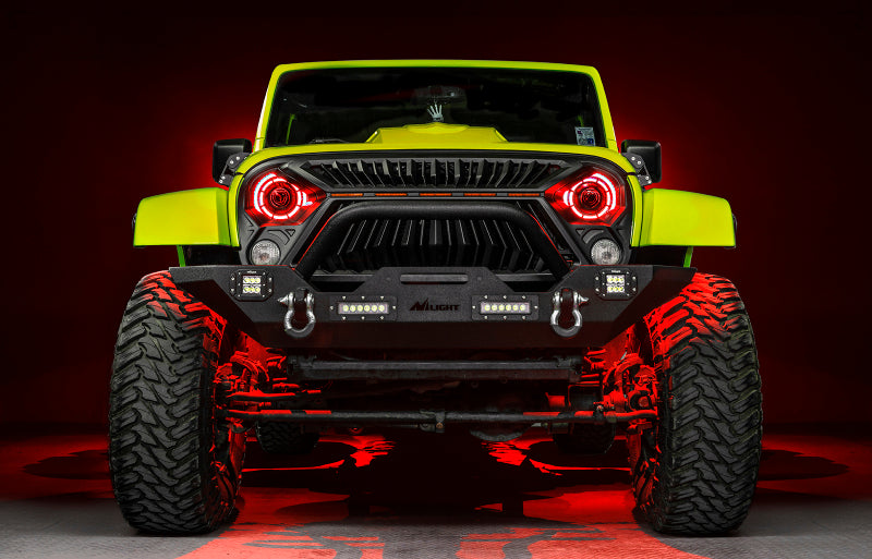 ORACLE Lighting Light Bars & Cubes ORACLE Lighting 0718 Jeep Wrangler JK Oculus 7in ColorSHIFT BiLED Projector Headlights SEE WARRANTY