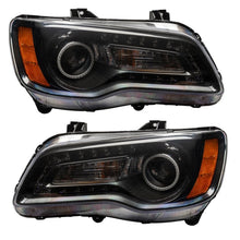 Load image into Gallery viewer, ORACLE Lighting Headlights Oracle 11-14 Chrysler 300C SMD HL - Black - NON HID - ColorSHIFT DRL - ColorSHIFT w/ BC1 Controller