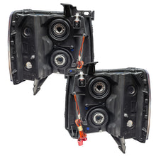 Load image into Gallery viewer, ORACLE Lighting Headlights Oracle Lighting 07-13 Chevrolet Silverado Assembled Halo Headlights Round Style -Red SEE WARRANTY