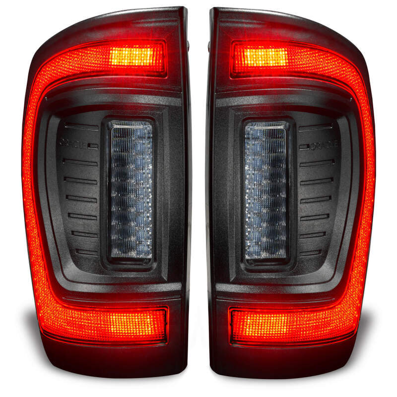 ORACLE Lighting Tail Lights Oracle Lighting 16-23 Gen 3 Toyota Tacoma Black Series Flush Style LED Tail Lights SEE WARRANTY
