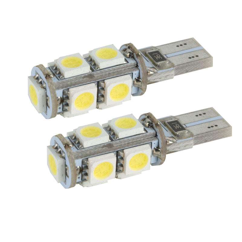 ORACLE Lighting Bulbs Oracle T10 9 LED 3 Chip SMD Bulbs (Pair) - Cool White SEE WARRANTY