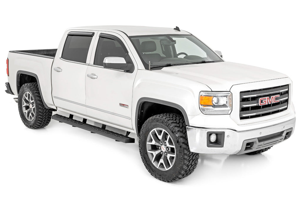 Rough Country Running Boards BA2 Running Board Side Step Bars 07-19 Chevy/GMC 1500/2500HD/3500HD Rough Country - 41001