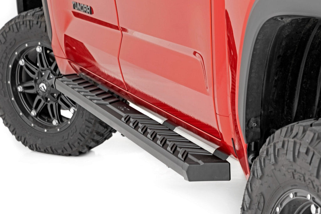 Rough Country Running Boards BA2 Running Boards Side Step Bars Toyota Tundra 2WD/4WD (22-23) Rough Country - 41006
