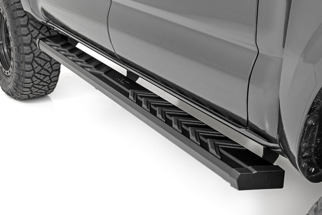 Rough Country Running Boards BA2 Running Boards Side Step Bars Double Cab Toyota Tacoma (05-23) Rough Country - 41009