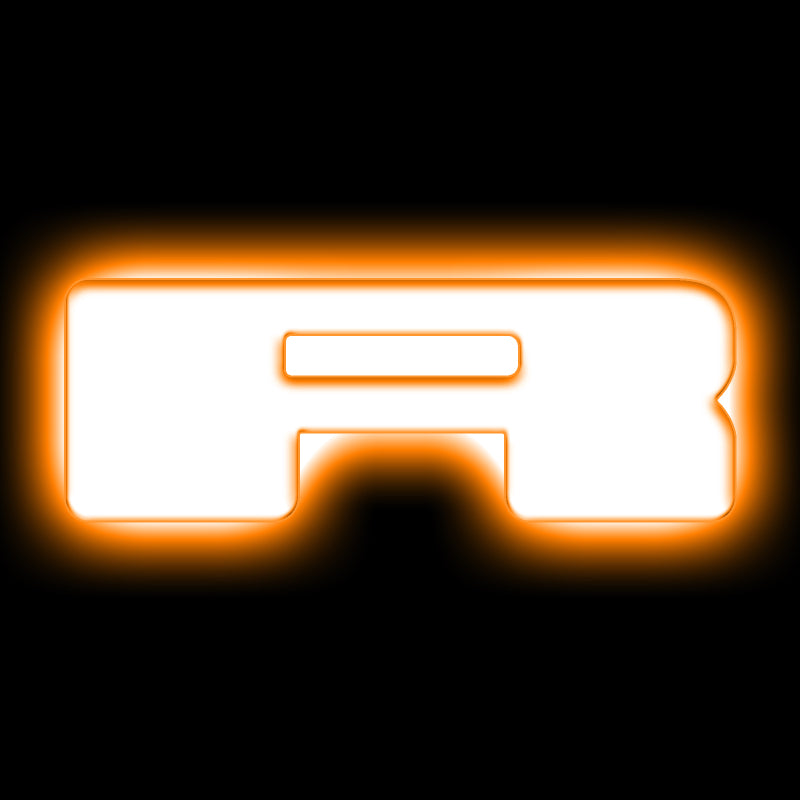 ORACLE Lighting Light Accessories and Wiring ORACLE Lighting Universal Illuminated LED Letter Badges - Matte Wht Surface Finish - R SEE WARRANTY