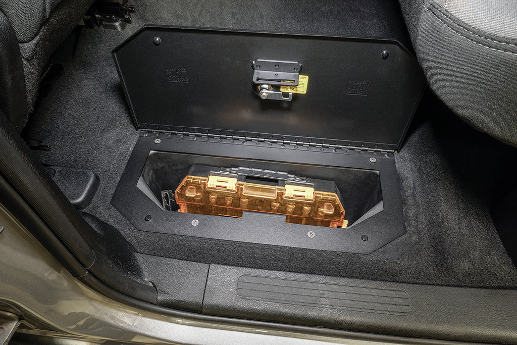 Locking Storage Lids In-Floor 19-25 RAM 1500 Crew Cab (Exc. Classic) Pair Tuffy Security