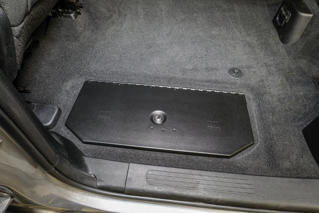 Locking Storage Lids In-Floor 19-25 RAM 1500 Crew Cab (Exc. Classic) Pair Tuffy Security
