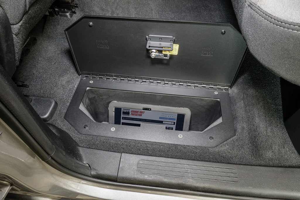 Locking Storage Lids In-Floor 19-25 RAM 1500 Crew Cab (Exc. Classic) Pair Tuffy Security