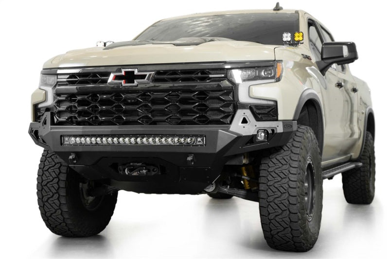 Addictive Desert Designs Bumpers - Steel Addictive Desert Designs 2022+ Chevy Silverado 1500 ZR2 Stealth Fighter Front Bumper