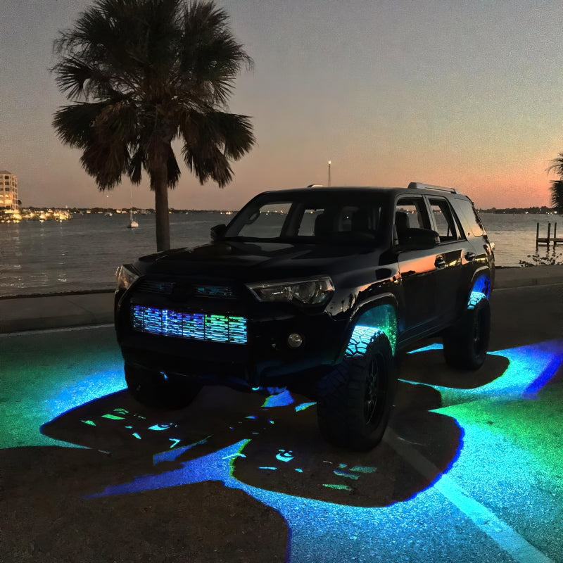 ORACLE Lighting Light Bars & Cubes Oracle Bluetooth + RF Underbody Rock Light Kit - 8 PCS - ColorSHIFT SEE WARRANTY