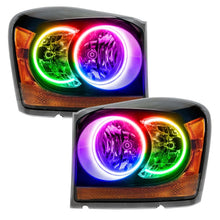Load image into Gallery viewer, ORACLE Lighting Headlights Oracle 04-06 Dodge Durango SMD HL - Black - ColorSHIFT w/ BC1 Controller