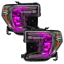 Load image into Gallery viewer, ORACLE Lighting Headlights Oracle 19-21 Silverado/Sierra 1500 RGB Demon Eye Headlight Kit - w/o Controller SEE WARRANTY