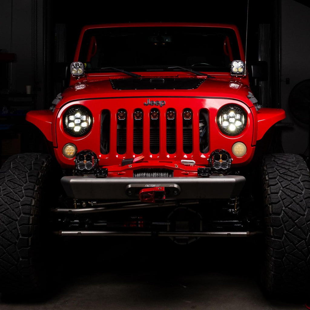 DOT LP6 LED Headlight Kit Jeep 2007-2018 Wrangler JK w/LED Headlights (White) Baja Designs