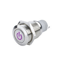 Load image into Gallery viewer, ORACLE Lighting Light Accessories and Wiring Oracle Pre-Wired Power Symbol On/Off Flush Mount LED Switch - UV/Purple SEE WARRANTY