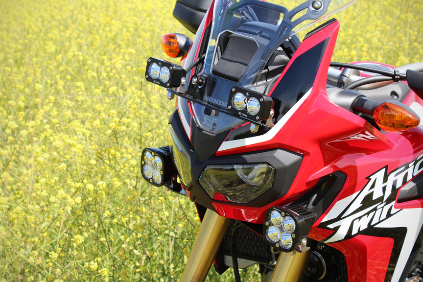Baja Designs Headlight Kit Honda Africa Twin Windscreen Mount Kit Pro Baja Designs - 447030