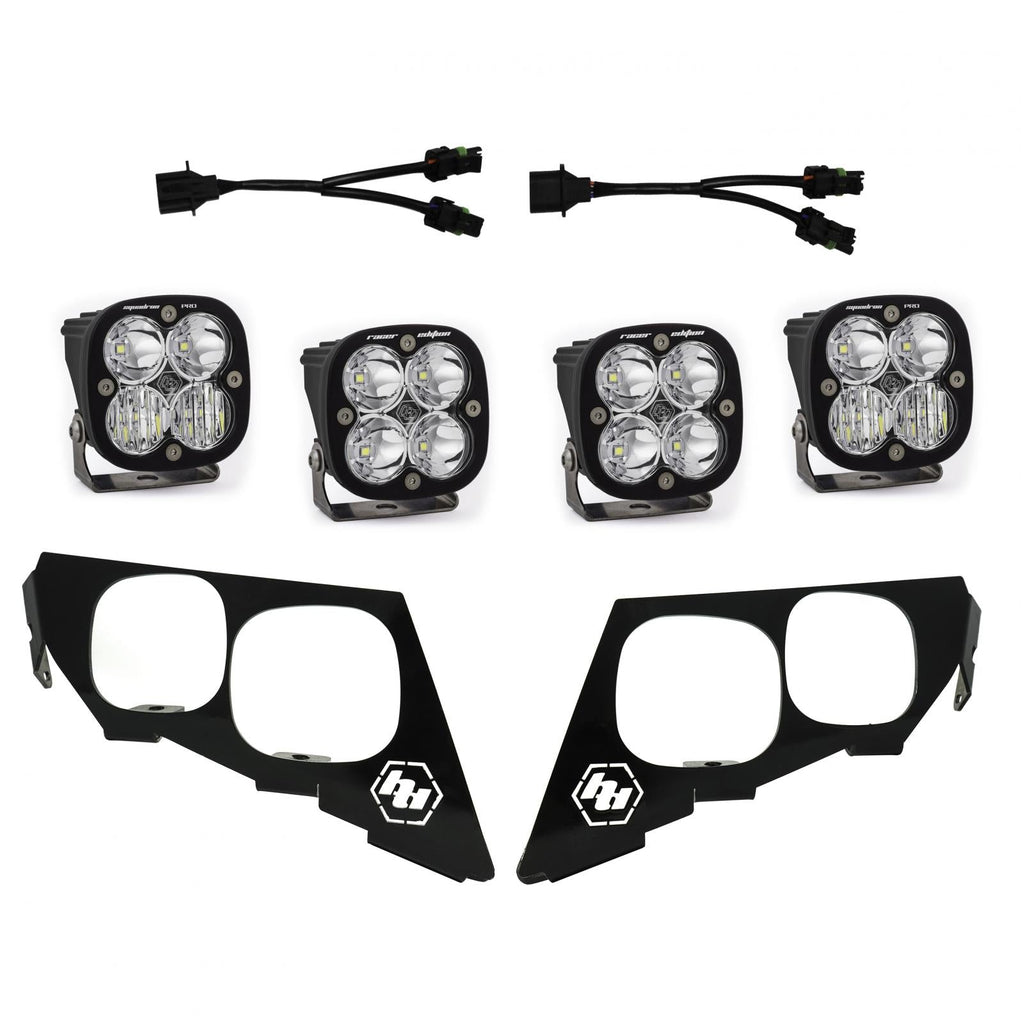 Baja Designs Headlight Adapter Textron Wildcat XX 2018 Headlight Kit Unlimited Baja Designs - 447096