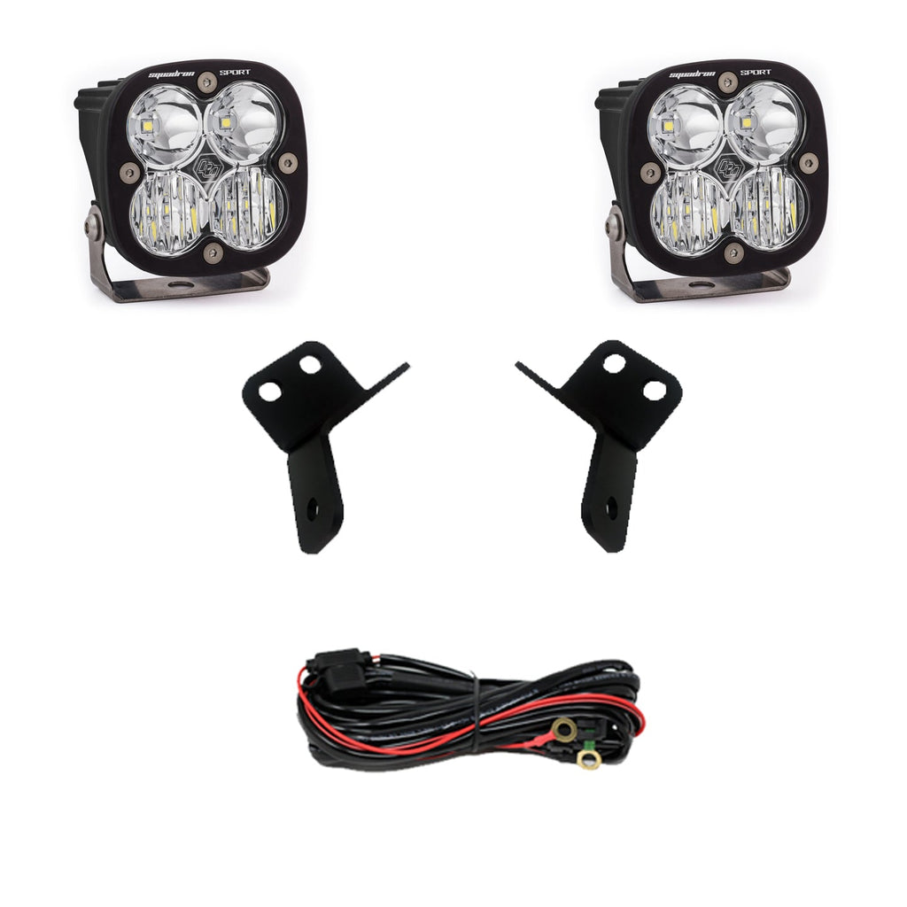 Baja Designs A Pillar Light Mount Honda Talon A-Pillar Kit 2019 Squadron Sport Baja Designs - 447151