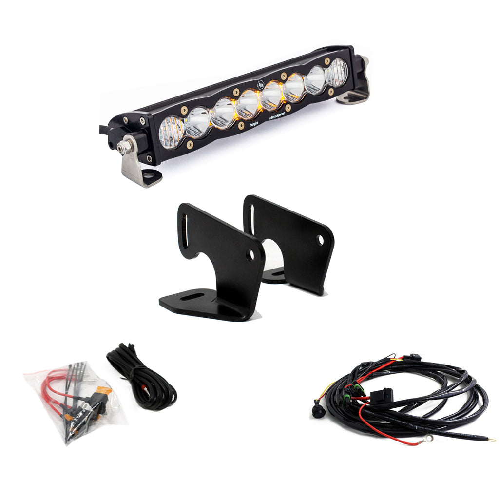 Baja Designs LED Light Kit Polaris RZR Pro XP Hood Mount Light Kit 10 Inch S8 Baja Designs - 447166