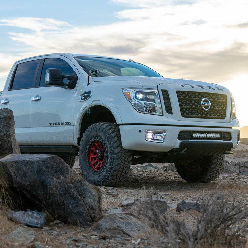 Baja Designs Fog Lights Titan Fog Pocket Kit 17-18 Nissan Titan Pro Baja Designs - 447502