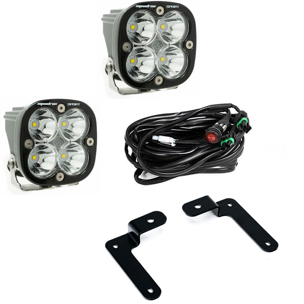 Baja Designs LED Light Kit Jeep JL A-Pillar Light Kit 2018 Wrangler JL Sportsmen Kit Baja Designs - 447504
