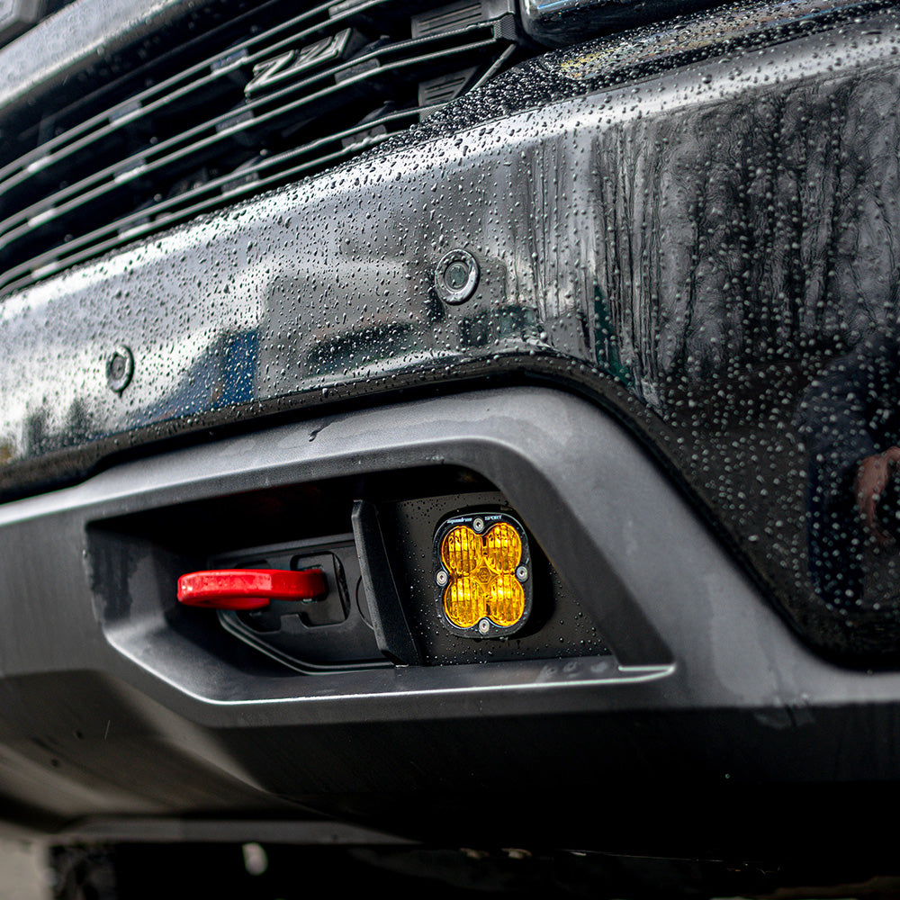 Baja Designs Fog Lights Silverado 1500 2019 Fog Pocket Mount Kit Pro Amber FPK Sport WC Baja Designs - 447518