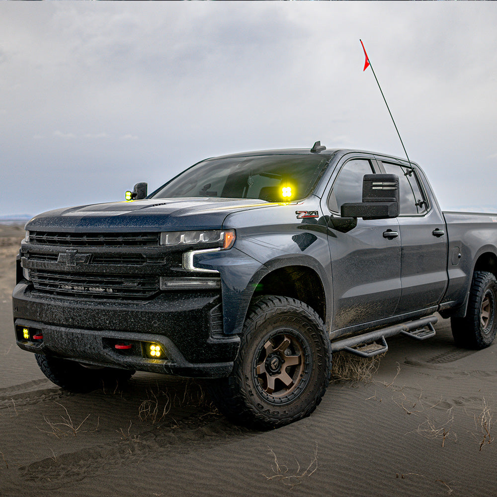 Baja Designs Fog Lights Silverado 1500 2019 Fog Pocket Mount Kit Pro Amber FPK Sport WC Baja Designs - 447518