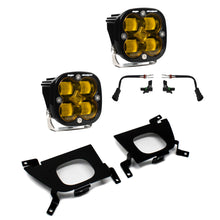 Load image into Gallery viewer, Silverado Fog Pocket for 19-Up Silverado 1500/2500/2500 HD FPK SAE Baja Amber Baja Designs 