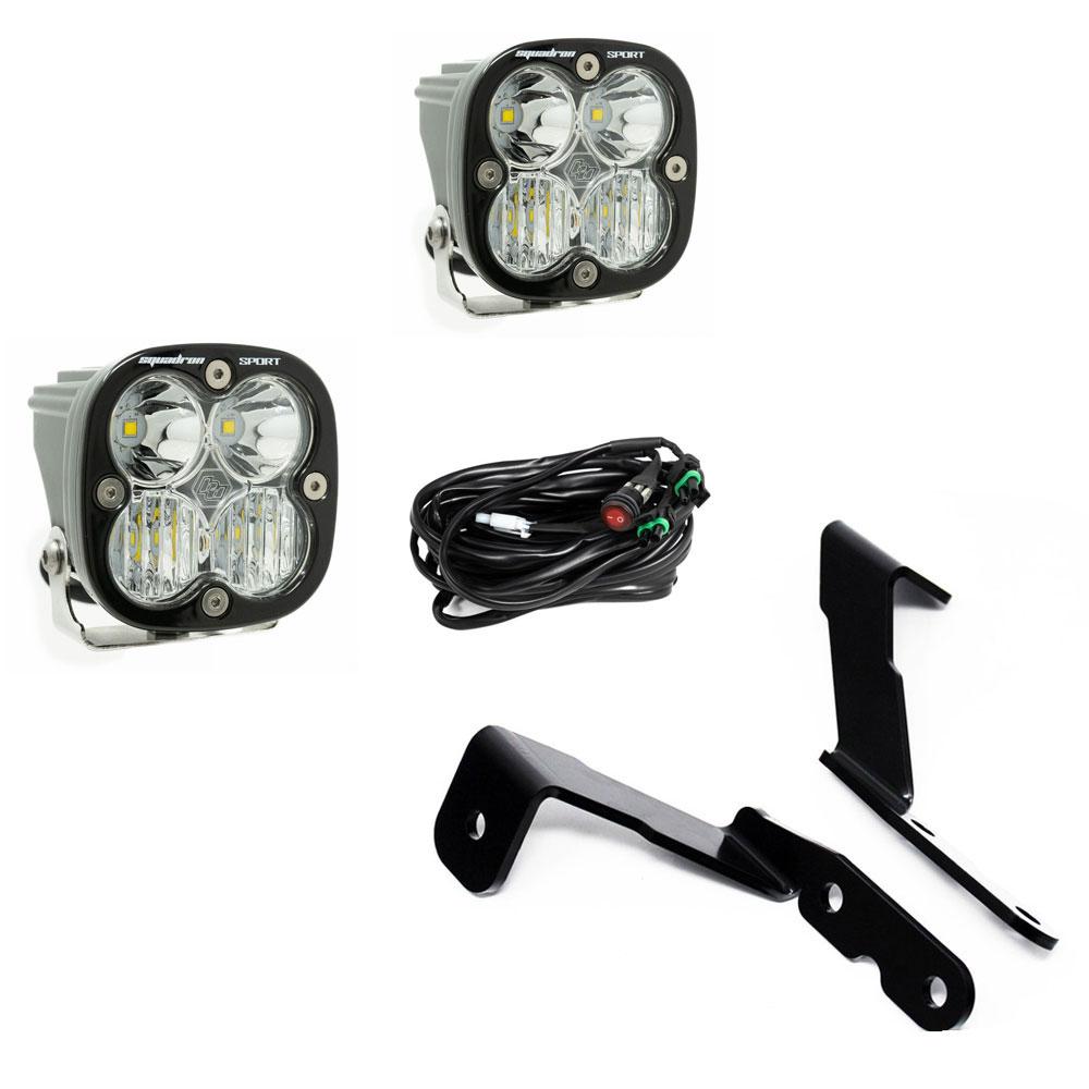 Baja Designs LED Light Kit GM Silverado/Sierra (07-13) A-Pillar Kit Squadron Sport Lights Baja Designs - 447575