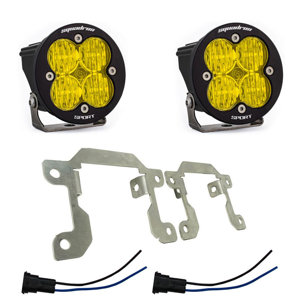 Baja Designs Fog Lights Rally Innovations Fog Pocket Kit Squadron Sport Baja Designs - 447601