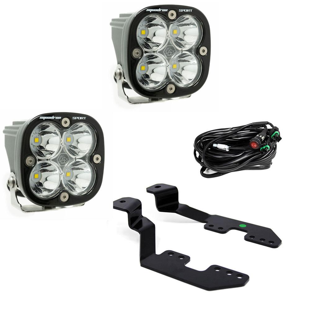 Baja Designs A Pillar Light Mount GM A-Pillar Mount Kit Squadron Sport Baja Designs - 447603