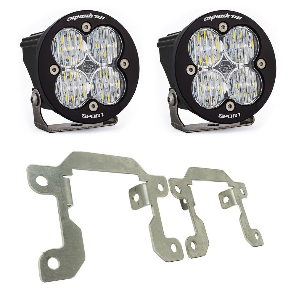 Baja Designs Fog Lights Ford, Ranger  (19-On), Fog Pocket Kit, Squadron Sport - 447607