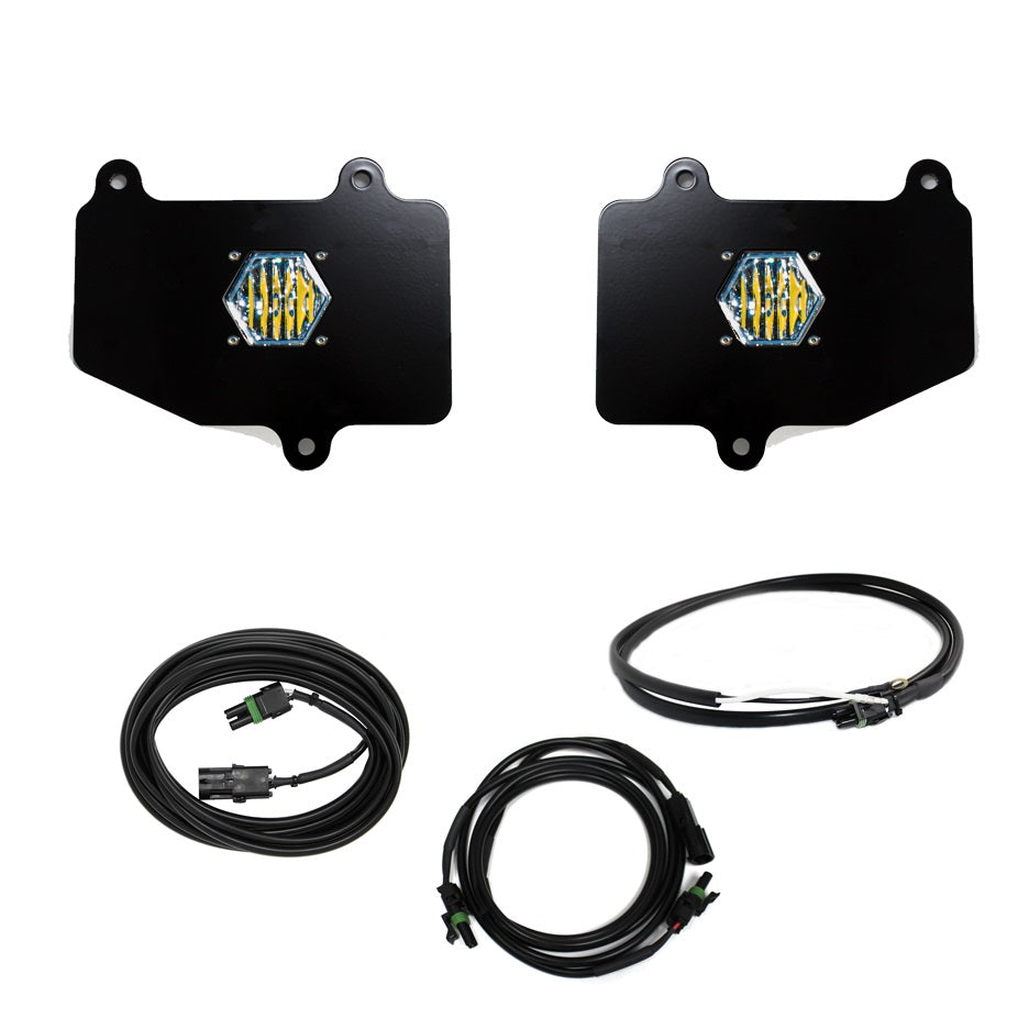 Baja Designs LED Light Kit Jeep JT LED Light Dual S1 Reverse Kit w/Upfitter For 18-Pres Wrangler JT Baja Designs - 447652UP