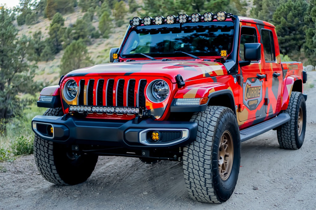 Baja Designs LED Light Kit Jeep JL/JT Roof Bar LED Light Kit 8 XL Linkable w/Upfitter Baja Designs - 447664UP