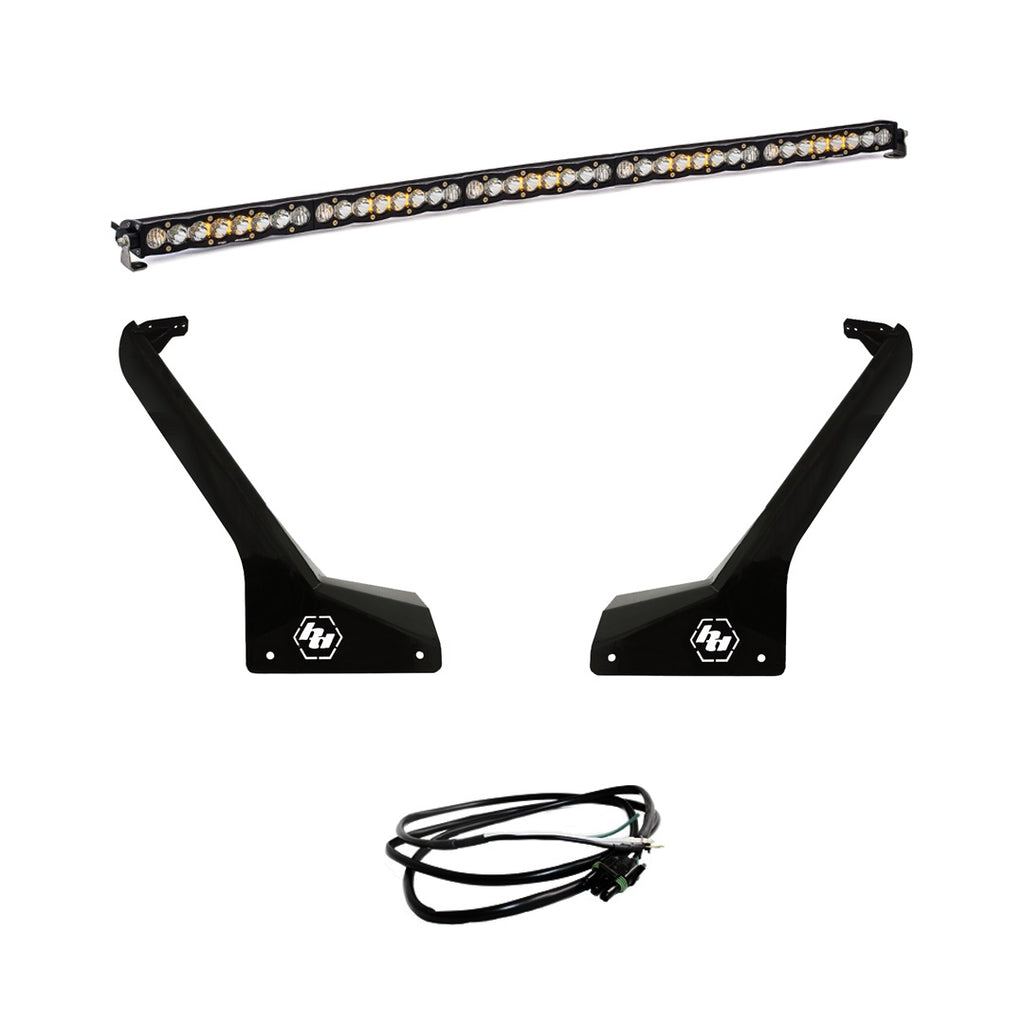 Baja Designs LED Light Kit Jeep JL/JT Roof Bar LED Light Kit 50 Inch S8 w/Upfitter Baja Designs - 447665UP