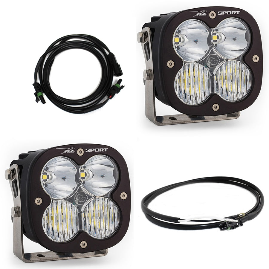 Baja Designs LED Light Kit Jeep JL/JT Rubicon Steel Bumper LED Light Kit XL Sport w/Upfitter Baja Designs - 447667UP