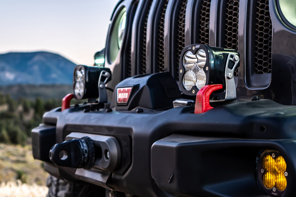 Baja Designs LED Light Kit Jeep JL/JT Rubicon Steel Bumper LED Light Kit XL 80 w/Upfitter Baja Designs - 447669UP