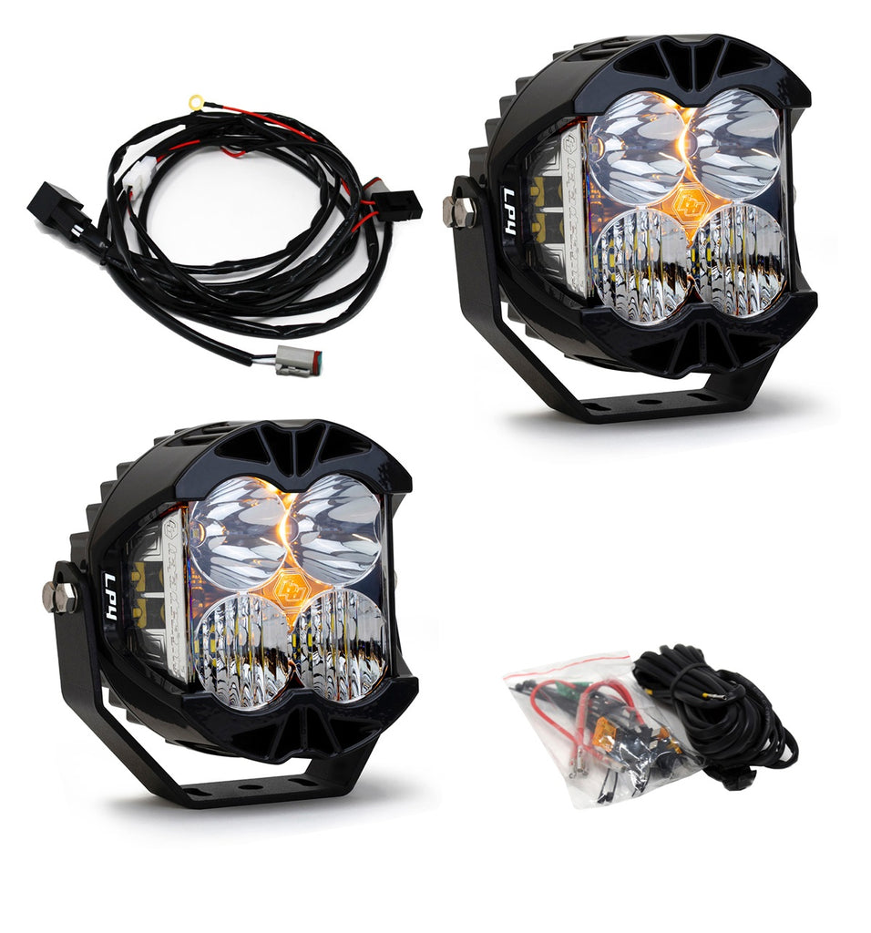 Baja Designs LED Light Kit Jeep JL/JT Rubicon Steel Bumper LED Light Kit LP4 Baja Designs - 447672