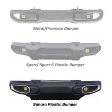 Load image into Gallery viewer, Jeep JL Fog Pocket Kit For 18-20 Wrangler JL Sahara Squadron Baja Amber Lens SAE FPK Baja Designs
