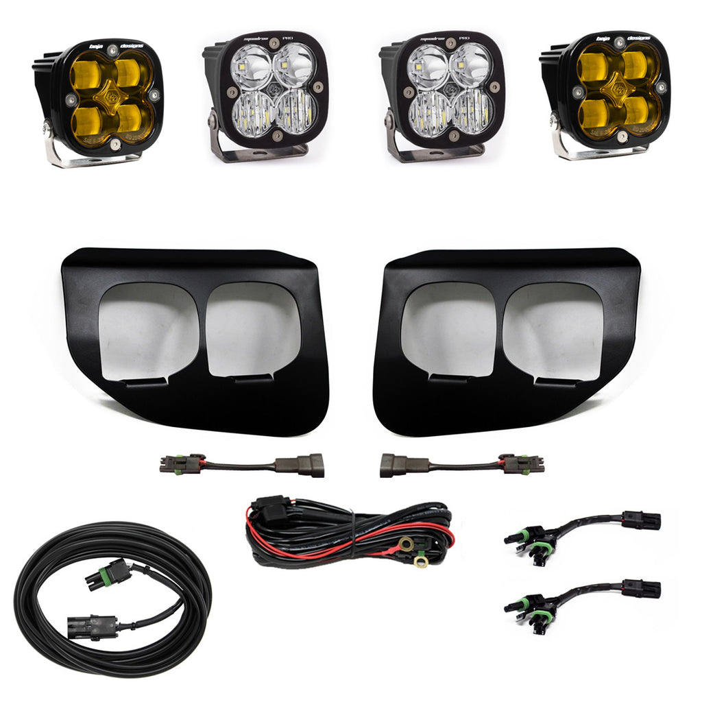 Baja Designs Fog Lights Ford Super Duty (20-22) Fog Lights Dual FPK Amber SAE/Pro DC Baja Designs - 447737
