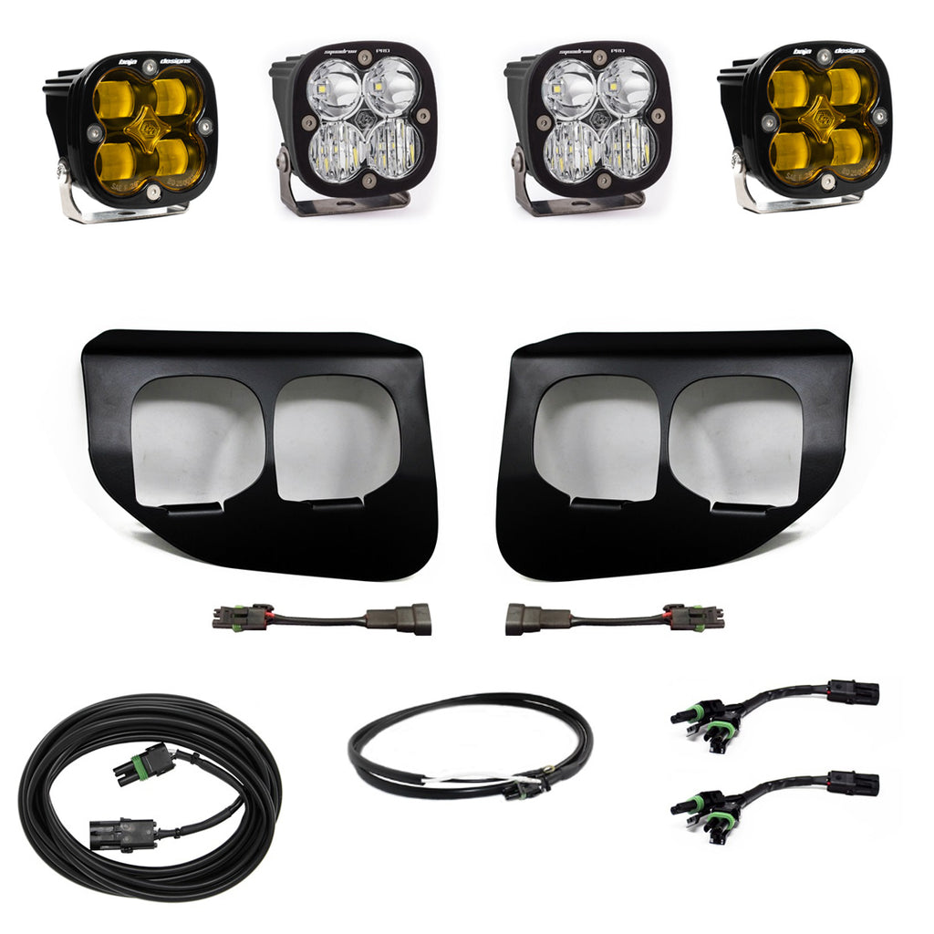 Baja Designs Fog Lights Ford Super Duty (20-22) Fog Lights FPK Amber SAE/Pro DC Baja Designs w/Upfitter Baja Designs - 447737UP