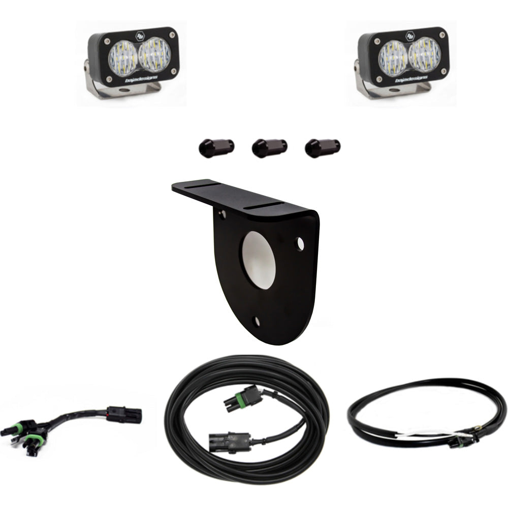 Baja Designs License Plate Bronco Dual S2 Sport W/C Reverse Kit w/Upfitter 21-Up Ford Bronco Baja Designs - 447767UP