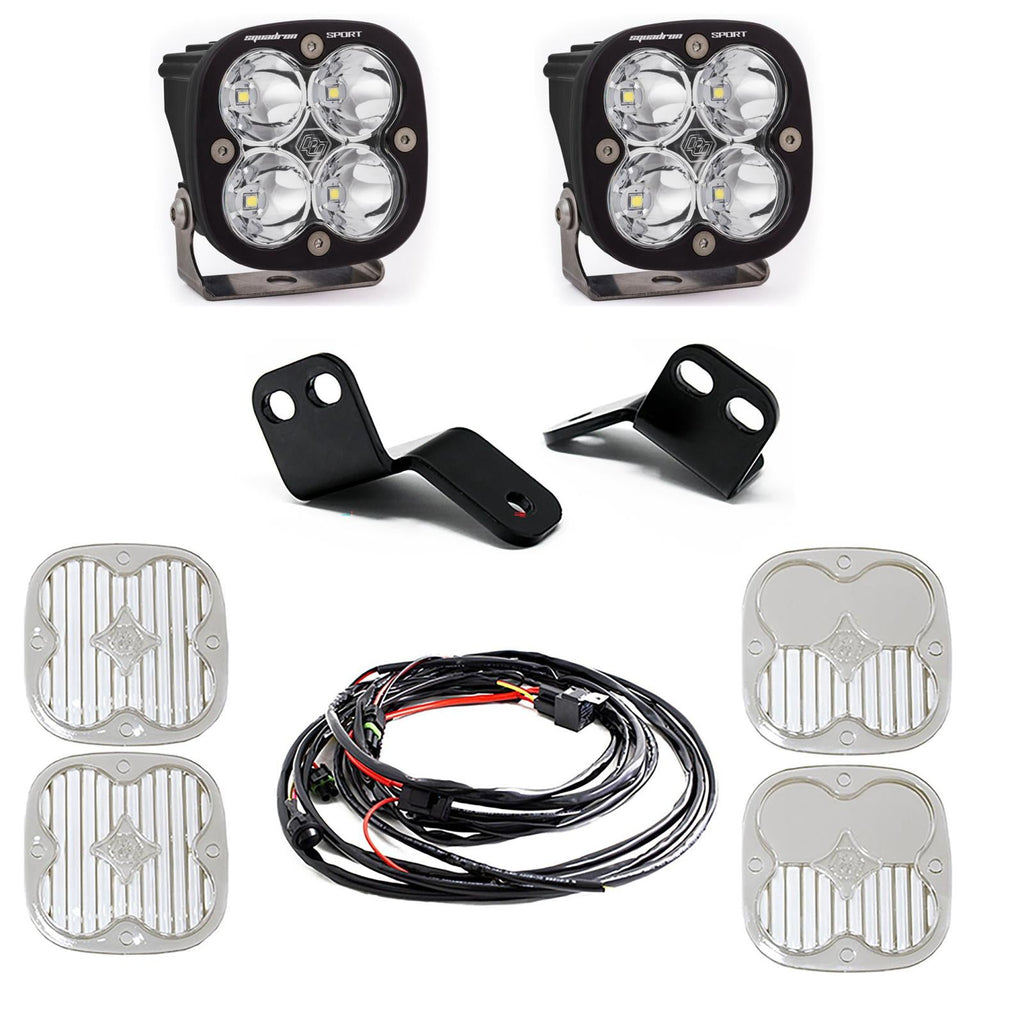 Baja Designs A Pillar Light Mount Squadron Sport A-Pillar Kit 18-22 Wildcat XX Driving/Combo Clear Baja Designs - 447827