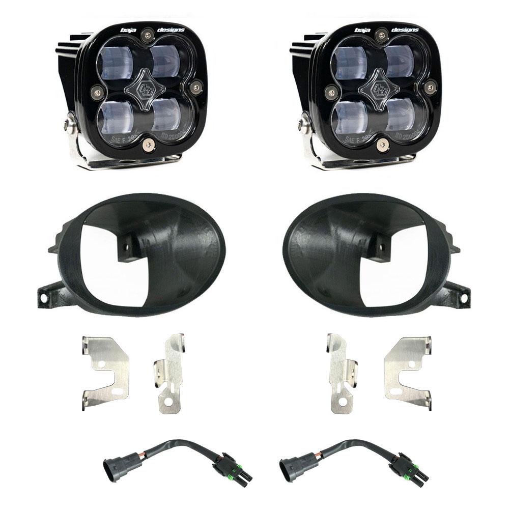 Baja Designs Fog Lights Squadron SAE Fog Pocket Kit 19-24 Sprinter 1500/2500/3500 (SAE Fog; Clear) - 447863