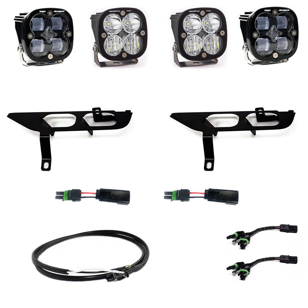 Baja Designs Fog Lights Ford, F150, (21-On), FPK, SAE Clear/Pro DC, Up w/ DRL Baja Designs - 447870UP