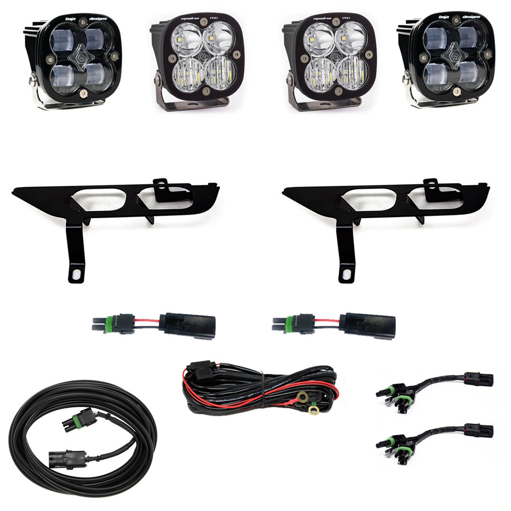 Baja Designs Fog Lights Ford, F150, (21-On), FPK, SAE Clear/Pro DC w/ DRL Baja Designs - 447870
