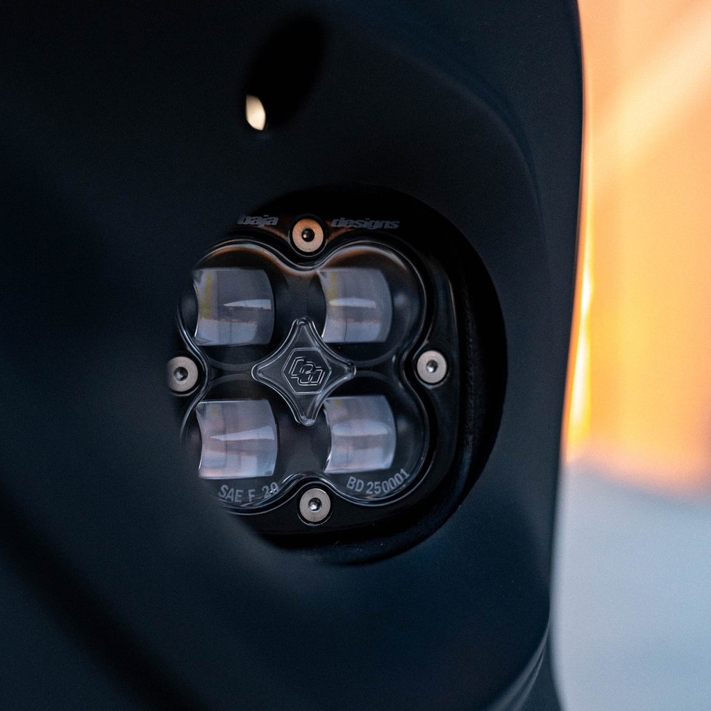 Baja Designs Fog Lights Squadron SAE Fog Pocket Kit 19-24 Sprinter 1500/2500/3500 (SAE Fog; Amber) - 447873